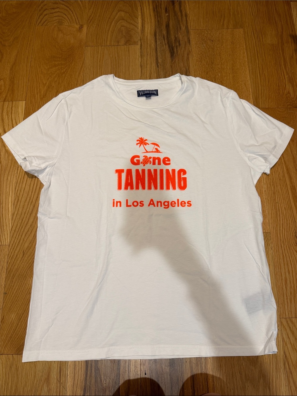 Men’s White 'Gone Tanning in Los Angeles's  Tee